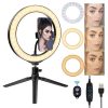 10inch  Desktop Phone Video Recording Ring Light with Stand