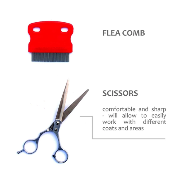 1609338647267 7 in 1 Complete Professional Dog Grooming Kit Combos