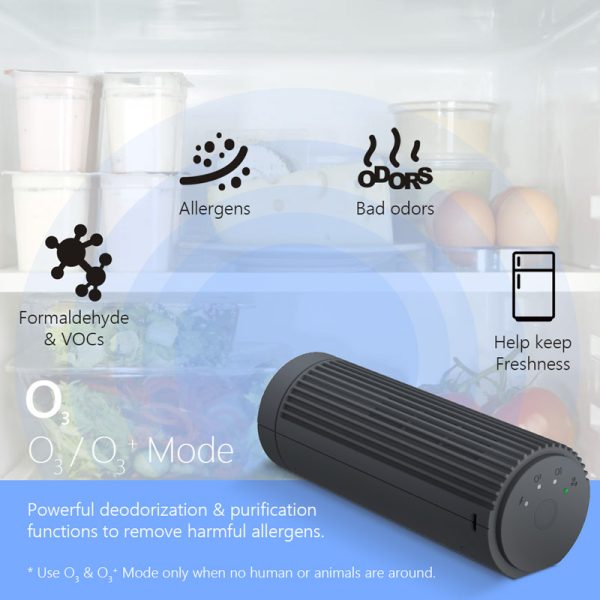 Multi-Functional Dual Mode Mini Ozone Ionic Portable Air Purifier