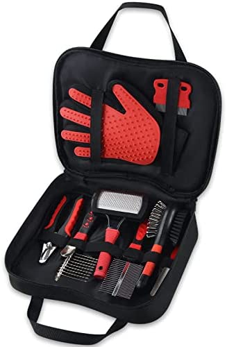 41VhQ6NFW+L._AC_ 7 in 1 Complete Professional Dog Grooming Kit Combos