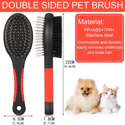 46eb07ee-2eff-4648-8227-cf27ec9d1c05.02438e4a743c1bad7d85b63cd5965a75 Professional Double Sided Pin & Bristle Brush for Dogs & Cats