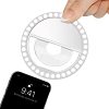 Clip-on Rechargeable & Portable Phone Selfie Ring Light
