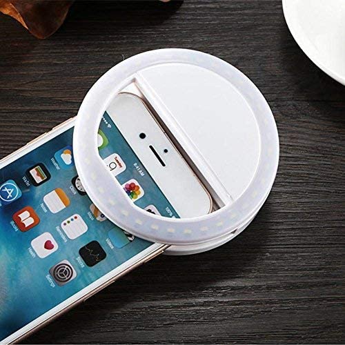 Clip-on Rechargeable & Portable Phone Selfie Ring Light