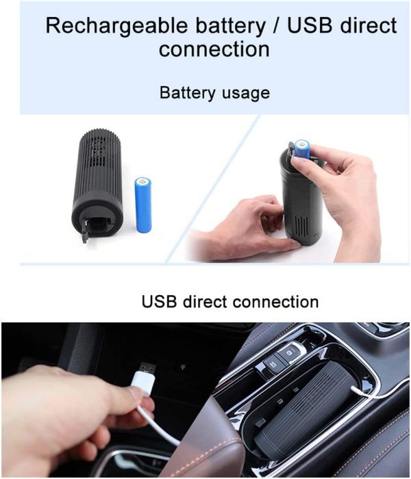Multi-Functional Dual Mode Mini Ozone Ionic Portable Air Purifier