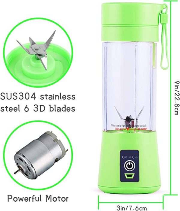 61+o4hABlzL._AC_SX679_ USB Rechargeable Portable Blender for Smoothies and Shakes