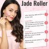 Anti Aging Jade Roller Massager and Gua Sha Set for Face, Eye, Neck