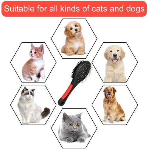 7f497176-83fe-4a5a-ad6d-6c2227ef54fe.75880adced74227a2597a84d3275b6f8 Professional Double Sided Pin & Bristle Brush for Dogs & Cats