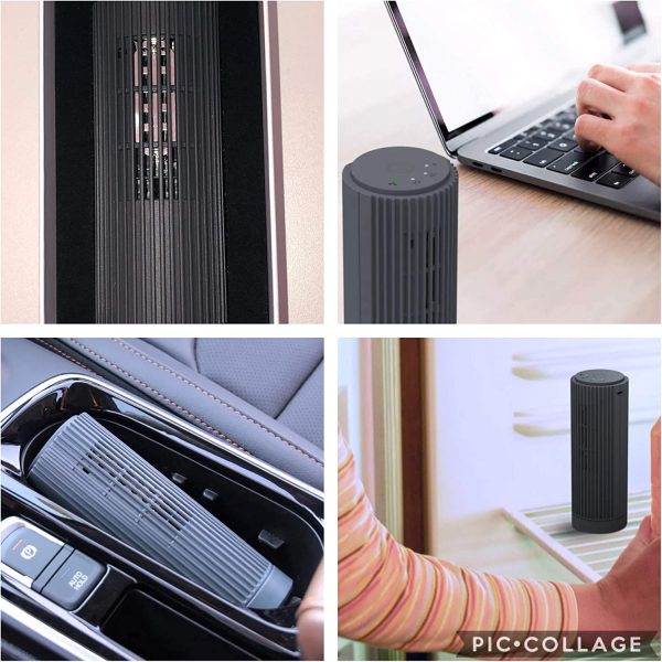 Multi-Functional Dual Mode Mini Ozone Ionic Portable Air Purifier