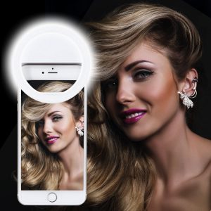 Clip-on Rechargeable & Portable Phone Selfie Ring Light