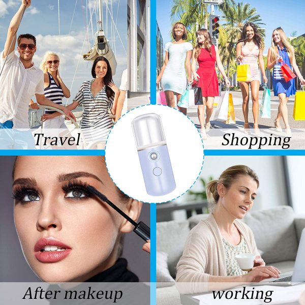 USB Rechargeable Portable Nano Humidifier Mini Facial Face Sprayer