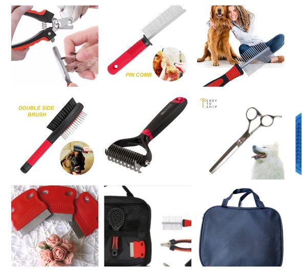 BeFunky-collage 3 7 in 1 Complete Professional Dog Grooming Kit Combos
