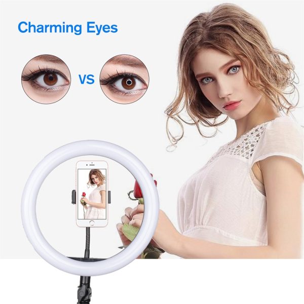 10inch  Desktop Phone Video Recording Ring Light with Stand