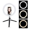 10inch  Desktop Phone Video Recording Ring Light with Stand