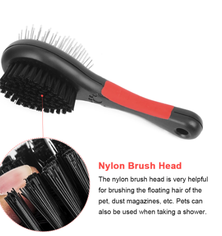 Screenshot 2023-03-11 180808 Professional Double Sided Pin & Bristle Brush for Dogs & Cats