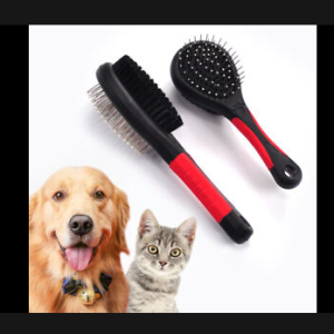 Professional Double Sided Pin & Bristle Brush for Dogs & Cats