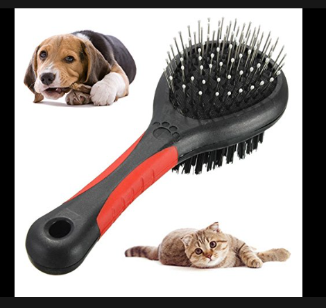 Screenshot 2023-03-11 183136 Professional Double Sided Pin & Bristle Brush for Dogs & Cats