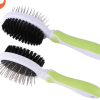 Professional Double Sided Pin & Bristle Brush for Dogs & Cats