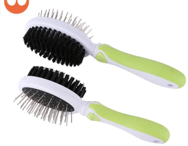 Screenshot 2023-03-11 183532 Professional Double Sided Pin & Bristle Brush for Dogs & Cats