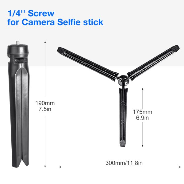 10inch  Desktop Phone Video Recording Ring Light with Stand