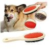 Professional Double Sided Pin & Bristle Brush for Dogs & Cats