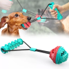Pet Dog Chew and Tug Handle and Ball Chew Interactive Chew Toy