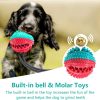 Multifunction Suction Cup Interactive Dog, Pet Chew Toy with Food Dispensing & Squeaky Toy Ball