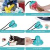 Multifunction Suction Cup Interactive Dog, Pet Chew Toy with Food Dispensing & Squeaky Toy Ball