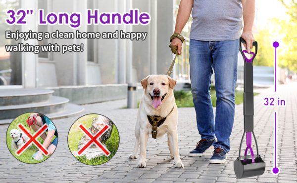 2754fda1-9bf5-4bba-8ac4-97d7c481d3bc.__CR0,0,970,600_PT0_SX970_V1___ Long Handle Dog Folding Poop Scooper for Large & Small Dogs Poop Pick Up Tool