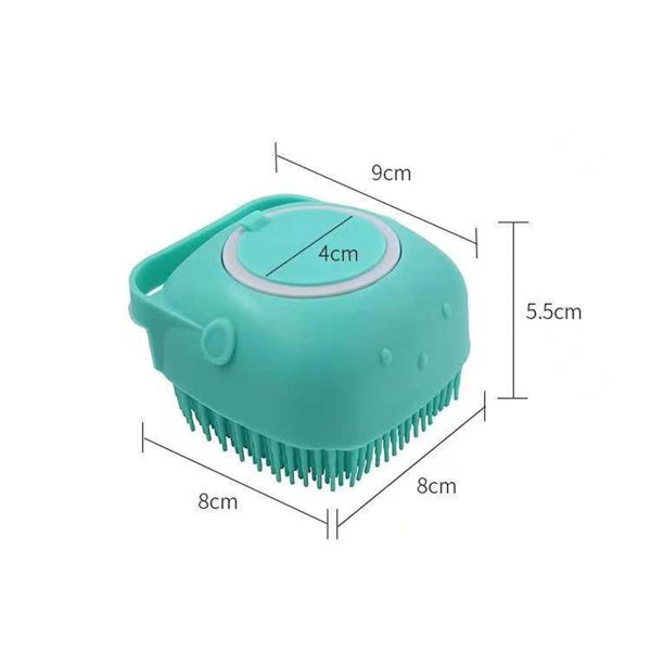 41YD0mU9a3S._SL1001_ Grooming Pet Soft Silicon Bath And Massage Brush with Shampoo Dispenser for Dogs and Cats