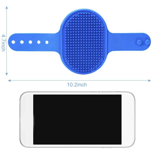 Professional Pet Grooming - Dog and Cat Shampoo Shower & Bath Scrubbing Brush for Long & Short Hair Cats and Dogs