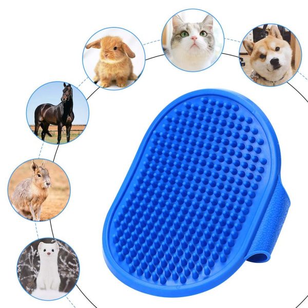 Professional Pet Grooming - Dog and Cat Shampoo Shower & Bath Scrubbing Brush for Long & Short Hair Cats and Dogs