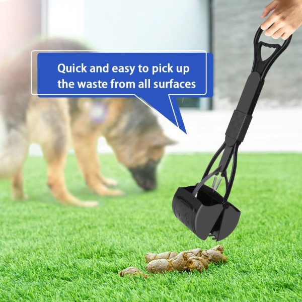 61LIAVSYevL._AC_SL1001_ Long Handle Dog Folding Poop Scooper for Large & Small Dogs Poop Pick Up Tool