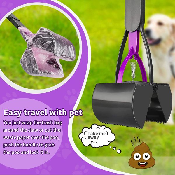 71Zp-ZXNX3L._AC_SL1500_ Long Handle Dog Folding Poop Scooper for Large & Small Dogs Poop Pick Up Tool