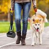Long Handle Dog Folding Poop Scooper for Large & Small Dogs Poop Pick Up Tool