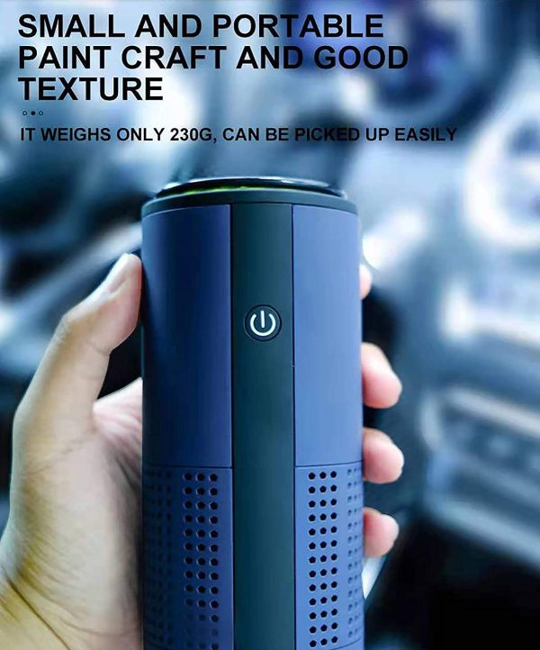 WT-U12 DC 5V Portable Home/ Office/ Mini Car Negative Ion Air Purifier with Effective Air HEPA Filter for Bacteria/Dust/Pollen/Smoke