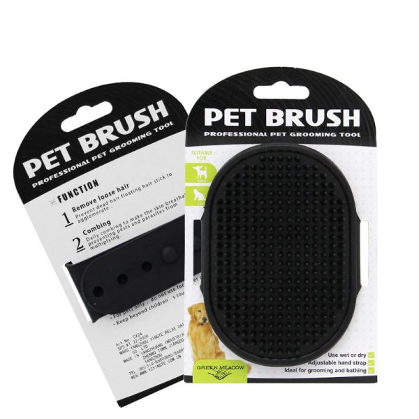 Professional Pet Grooming - Dog and Cat Shampoo Shower & Bath Scrubbing Brush for Long & Short Hair Cats and Dogs