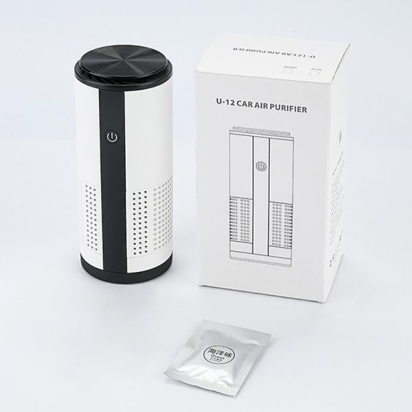 WT-U12 DC 5V Portable Home/ Office/ Mini Car Negative Ion Air Purifier with Effective Air HEPA Filter for Bacteria/Dust/Pollen/Smoke