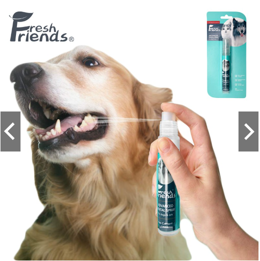 Screenshot 2023-01-05 012823 Pet (Dog and Cat) Fresh Friends Oral Dental Spray for Bad Breath, Plaque & Tartar Build-Up & Teeth Cleaning.