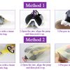 Long Handle Dog Folding Poop Scooper for Large & Small Dogs Poop Pick Up Tool