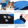 Pet Grooming, Gentle Shedding & Bathing Brushing Gloves and Mittens for Efficient Pets Hair Removal for Long and Short Hair Dogs & Cats & Horses