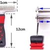 Double Row Pins Shedding and Dematting Undercoat Rake Comb for Dogs and Cats