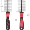 Pet Duo Side Stainless Steel Grooming Comb for Dogs & Cats Long Short Hair