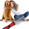 Pet Duo Side Stainless Steel Grooming Comb for Dogs & Cats Long Short Hair