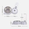 Automatic Pet Feeder and Water Dispenser, Pet Food and Water Feeder Bowls with Automatic Pet Water Bottle for Small Large Dog, Cats and Rabbits