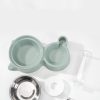 Automatic Pet Feeder and Water Dispenser, Pet Food and Water Feeder Bowls with Automatic Pet Water Bottle for Small Large Dog, Cats and Rabbits
