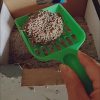 Pet Plastic Litter Scoop with Long Handle for Pets, Cats, Kittens