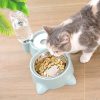 Automatic Pet Feeder and Water Dispenser, Pet Food and Water Feeder Bowls with Automatic Pet Water Bottle for Small Large Dog, Cats and Rabbits