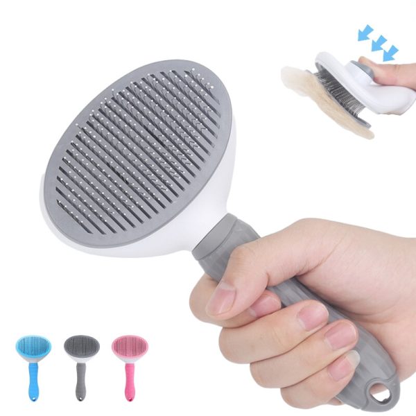 295068ccb8d65536d48a4640016c0d36 Self-cleaning Massage Cat Hair Comb for Pet Supplies (Pet Self Cleaning Comb)