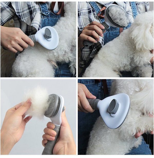 d74a779b1ce10b3c5d90cae55930c63e Self-cleaning Massage Cat Hair Comb for Pet Supplies (Pet Self Cleaning Comb)