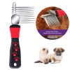 Pet Serrated Dematting Comb for Long Haired Cats or Dogs